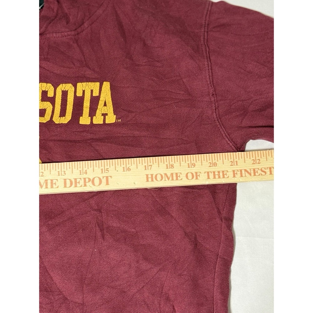 Adidas Minnesota Gophers Sweatshirt Mens Small Red Hoodie - Picture 7 of 7